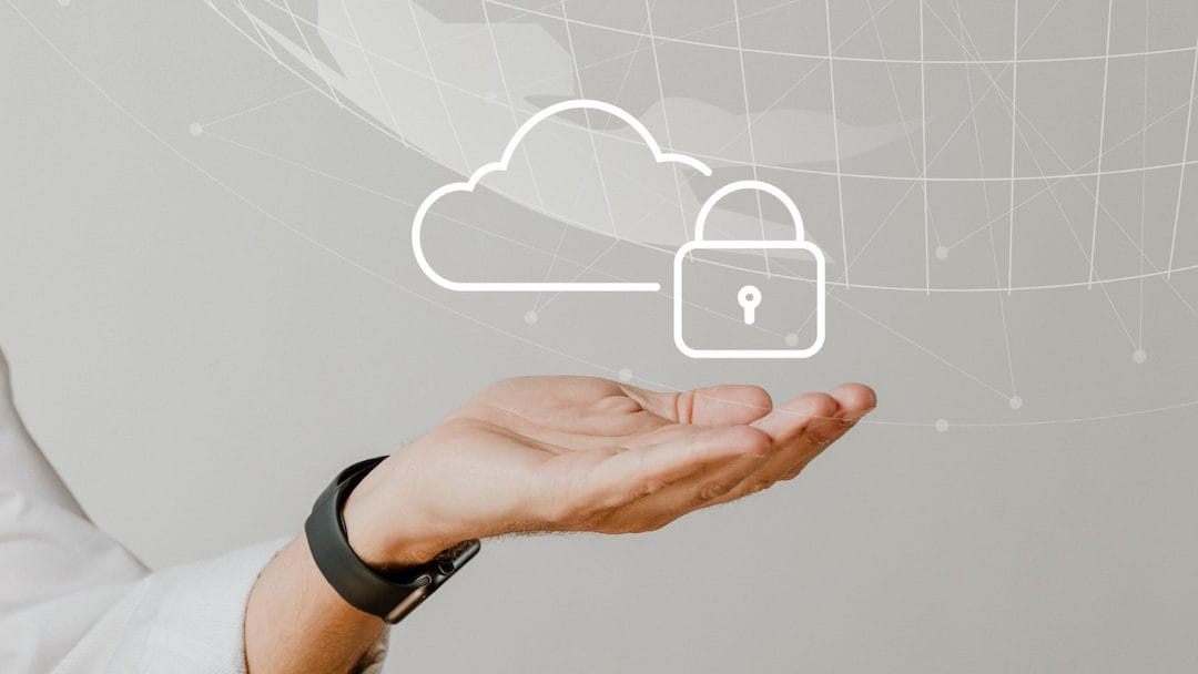 icône de cybersécurité et cloud